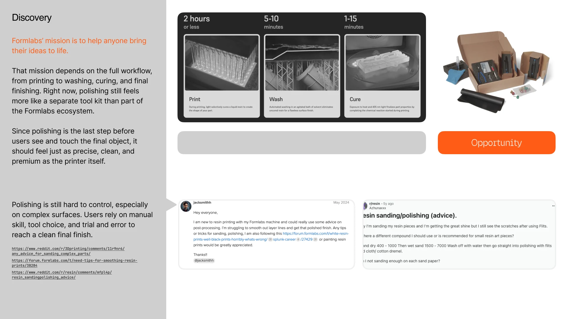Formlabs finishing tools kit slide 2