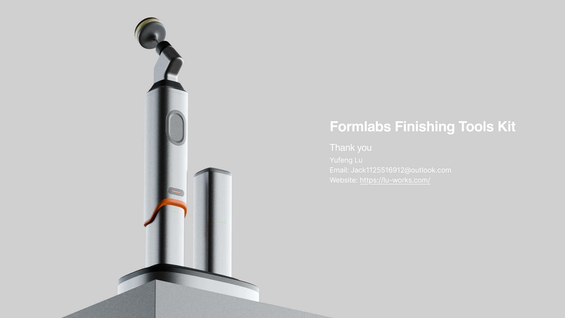 Formlabs finishing tools kit slide 8