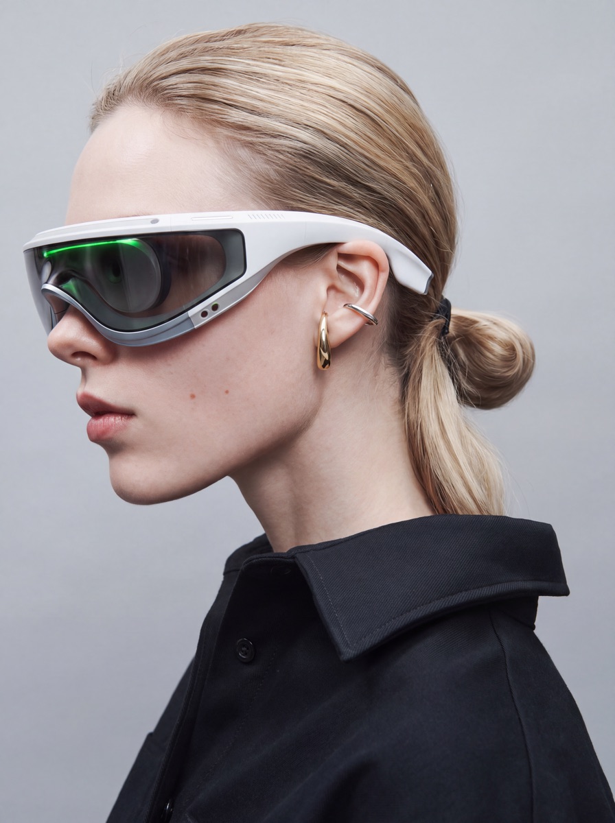 Profile portrait wearing PRISM