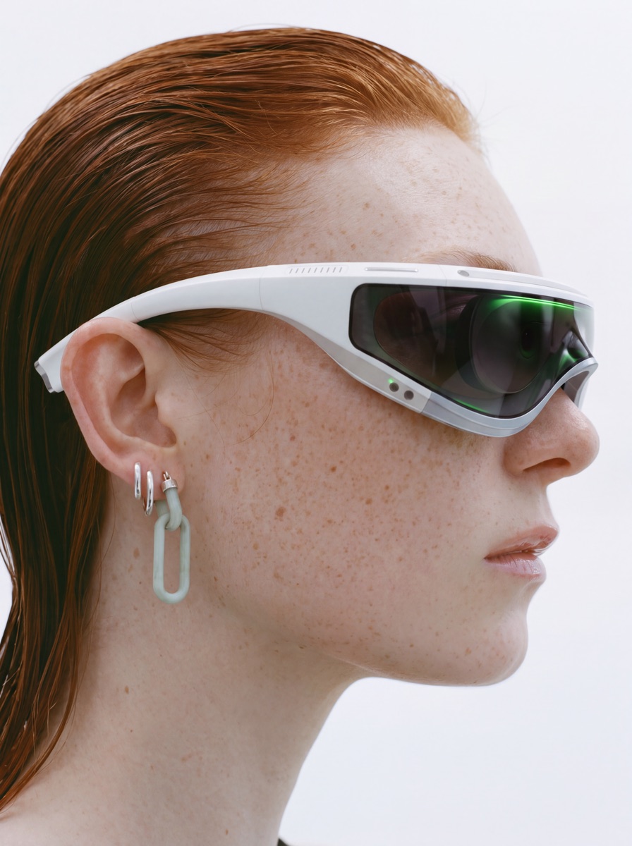 Side profile wearing PRISM