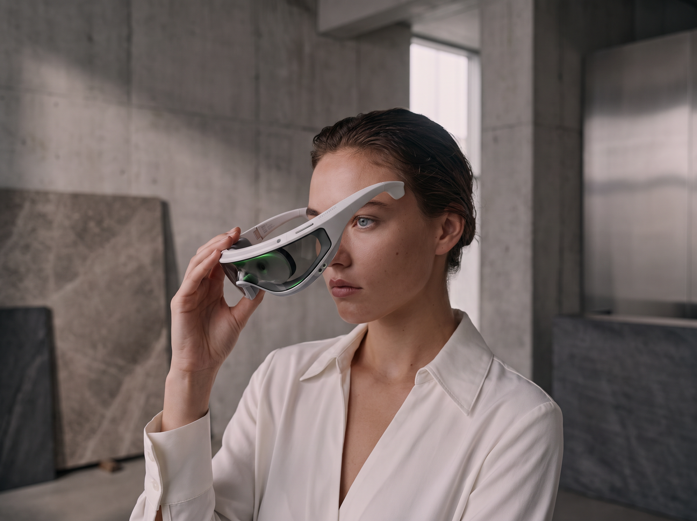 Person holding PRISM XR after removing it