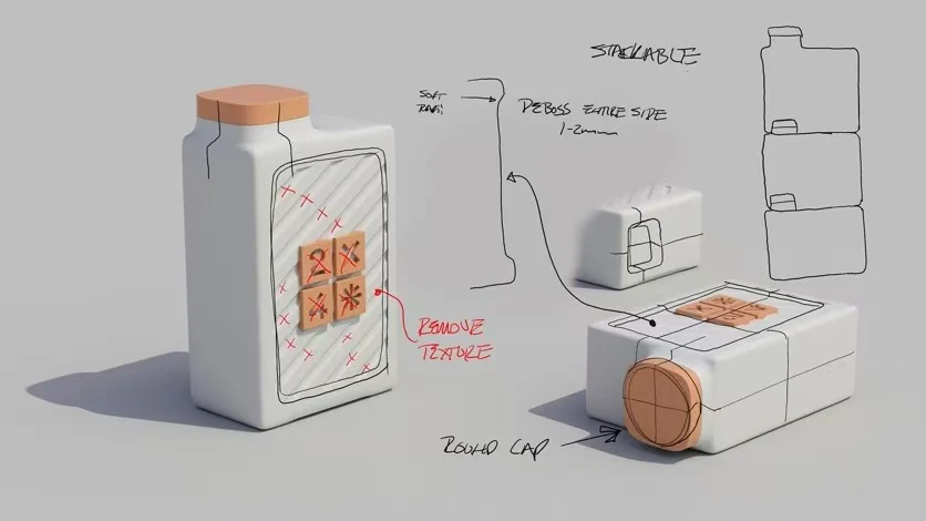 2X4 package design process 6