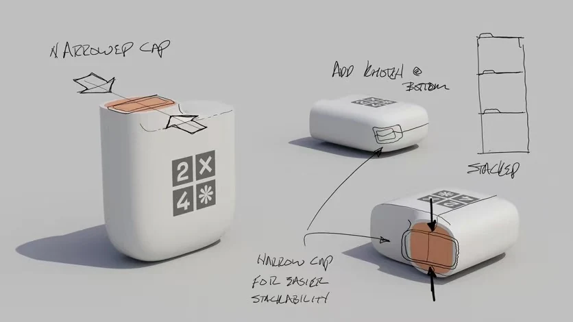 2X4 package design process 8